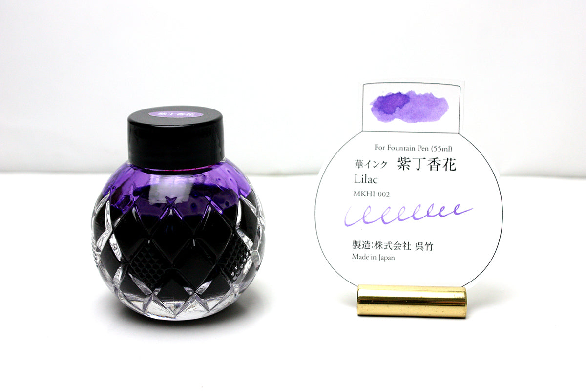 Mitasanshodo x KURETAKE Scented Hana (55ml) Bottled Ink - Lilac