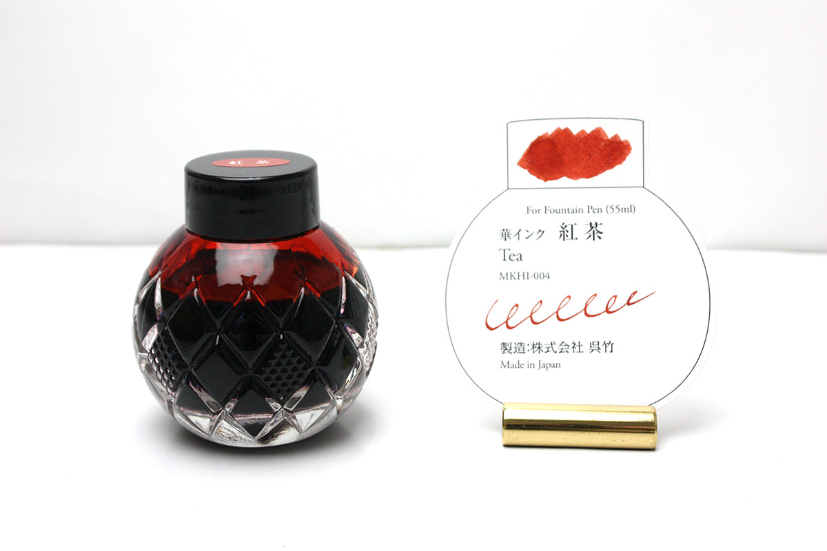 Mitasanshodo x KURETAKE Scented Hana (55ml) Bottled Ink - Tea