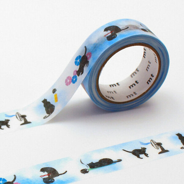 MT Masking Tape - Tape Single - Summer Cat (15mm)