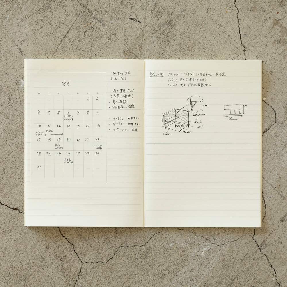 Midori Diary Sticker Free