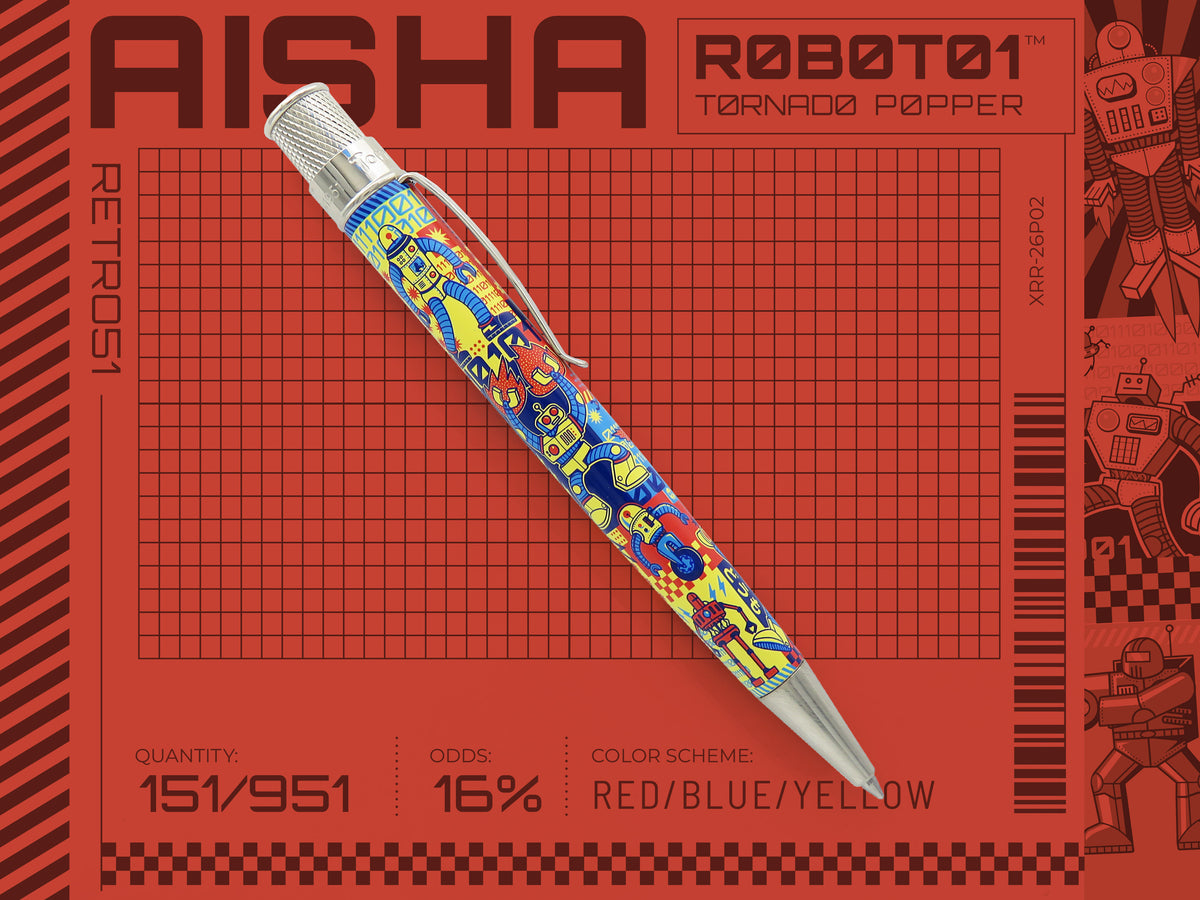 Retro 51 Collection Tornado Popper Rollerball - Roboto1 (Limited Edition 951)