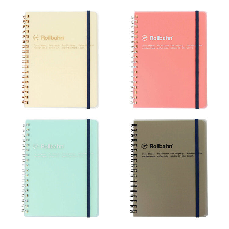 Delfonics Rollbahn CLEAR Spiral Large Notebook - Blue