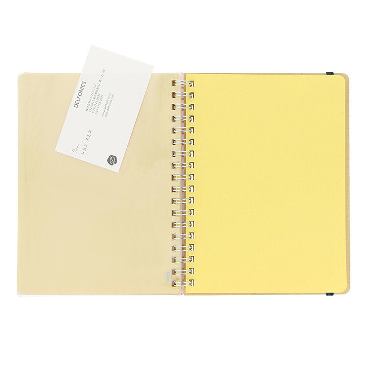 Delfonics Rollbahn CLEAR Spiral Large Notebook - Blue