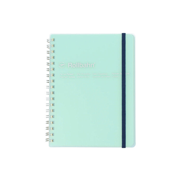 Delfonics Rollbahn CLEAR Spiral Large Notebook - Blue
