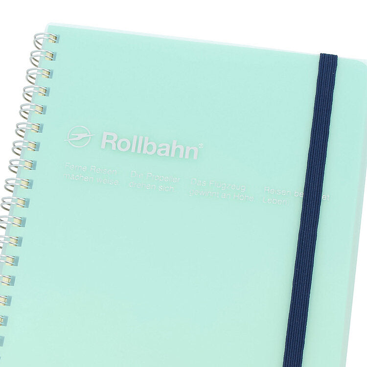 Delfonics Rollbahn CLEAR Spiral Large Notebook - Blue