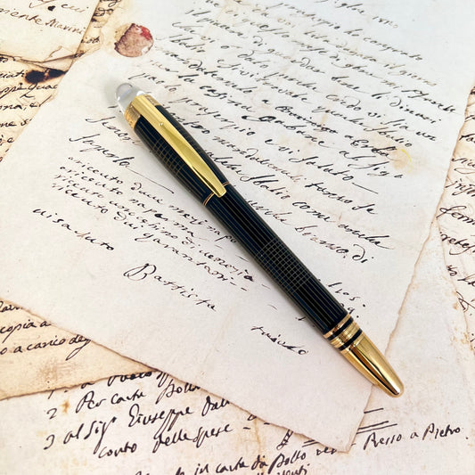 Pre-Owned Montblanc Starwalker Red Gold Metal Fountain Pen 14K M