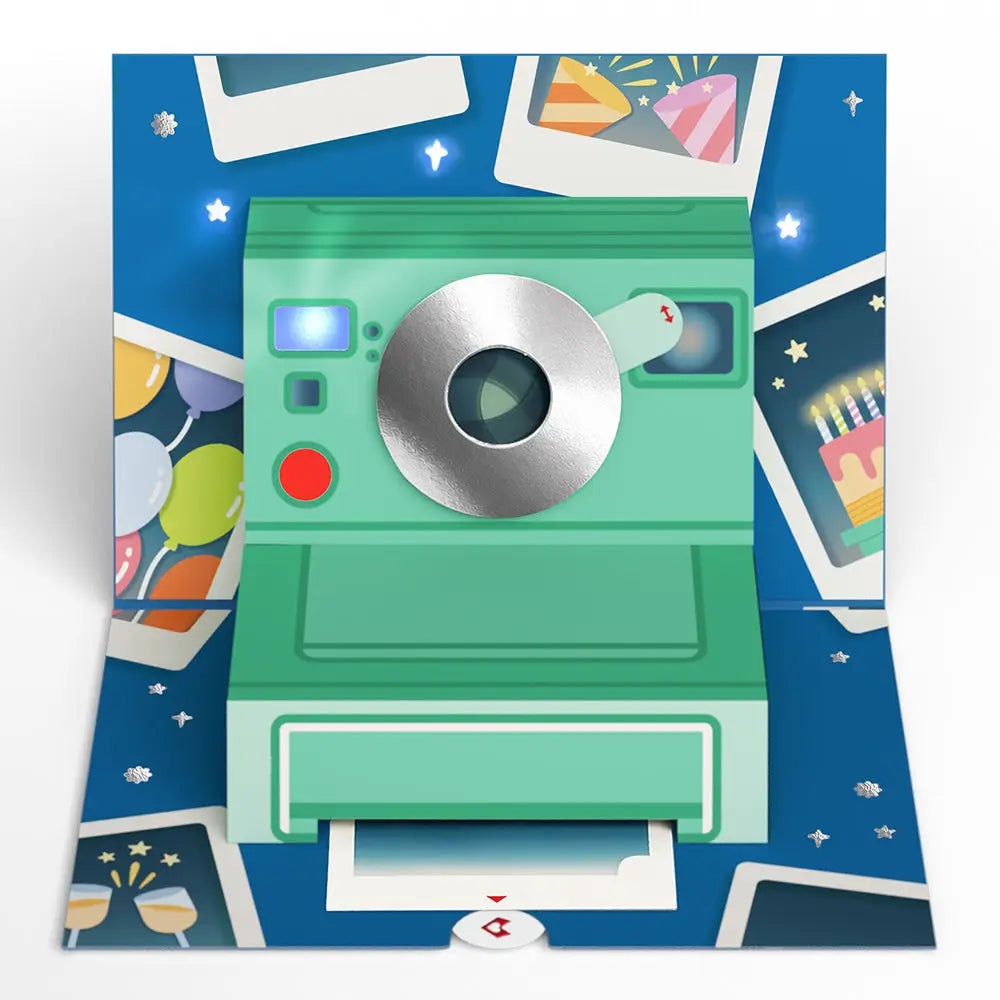 Lovepop Light-Up & Music Pop-Up Card - Oh Snap, It's Your Birthday