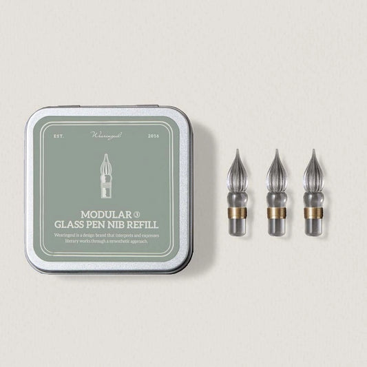 Wearingeul Modular Glass Dip Pen - Nib Refill