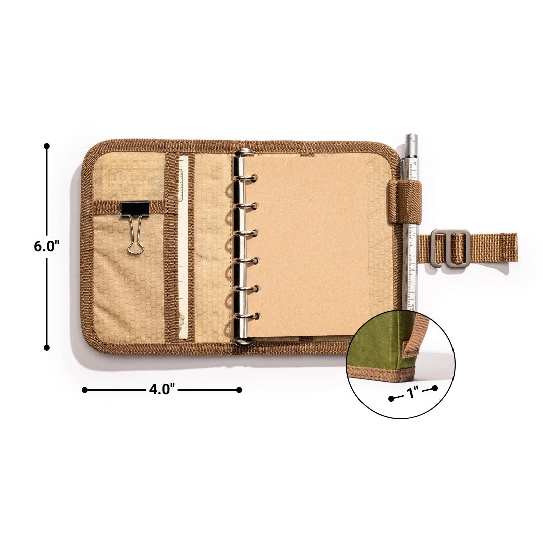 LOCHBY A7 6-Ring Field Binder - Olive