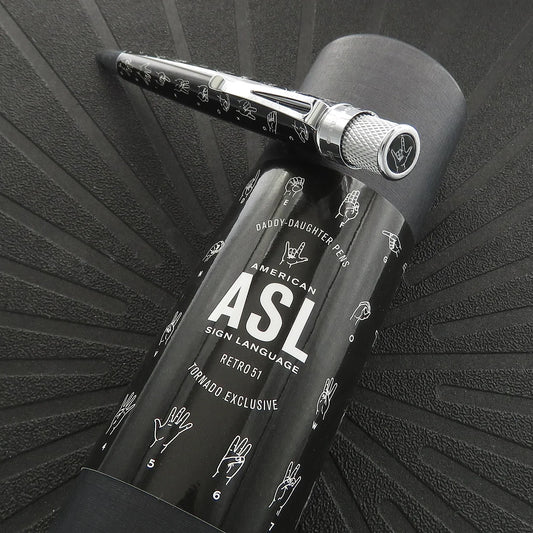 Retro 51 Collection Tornado Pencil - ASL Black (Daddy-Daughter Pens Exclusive)