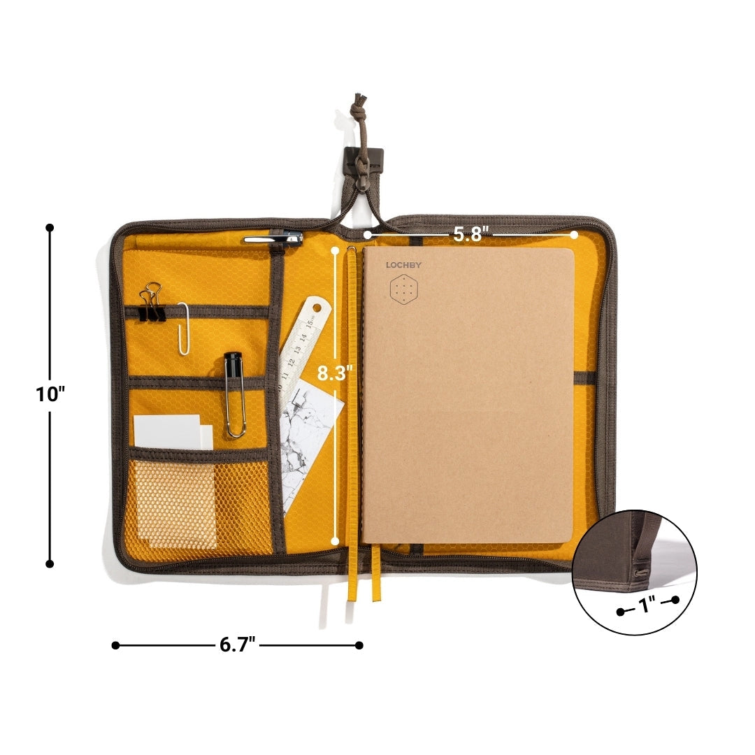 LOCHBY A5 Field Folio - Brown