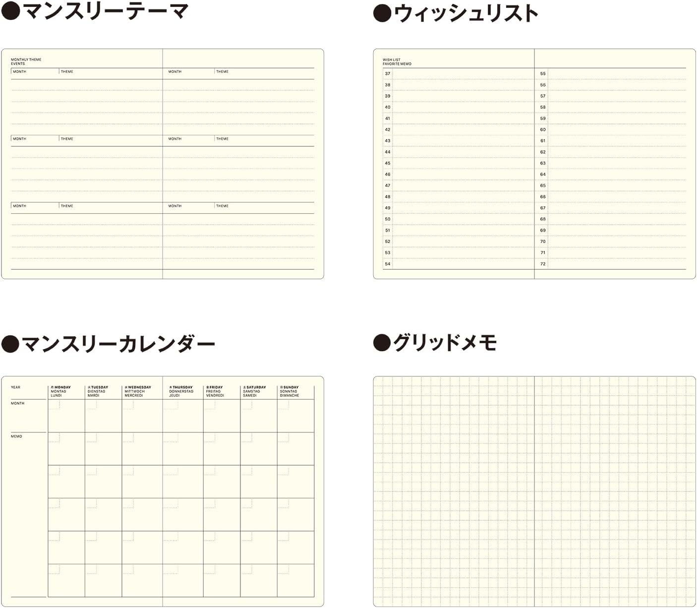 Laconic Softcover Pocket Log Diary - Gray