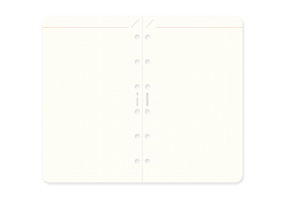 PLOTTER Refill Memo Pad 2mm Grid (80 Sheets) - Mini Size