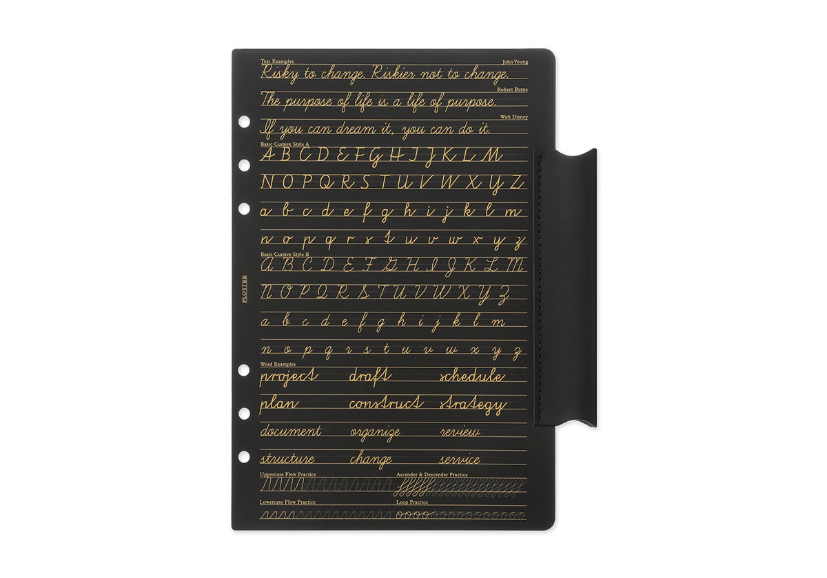 PLOTTER Accessory Refill Leather Penholder with Lifter - A5 Size