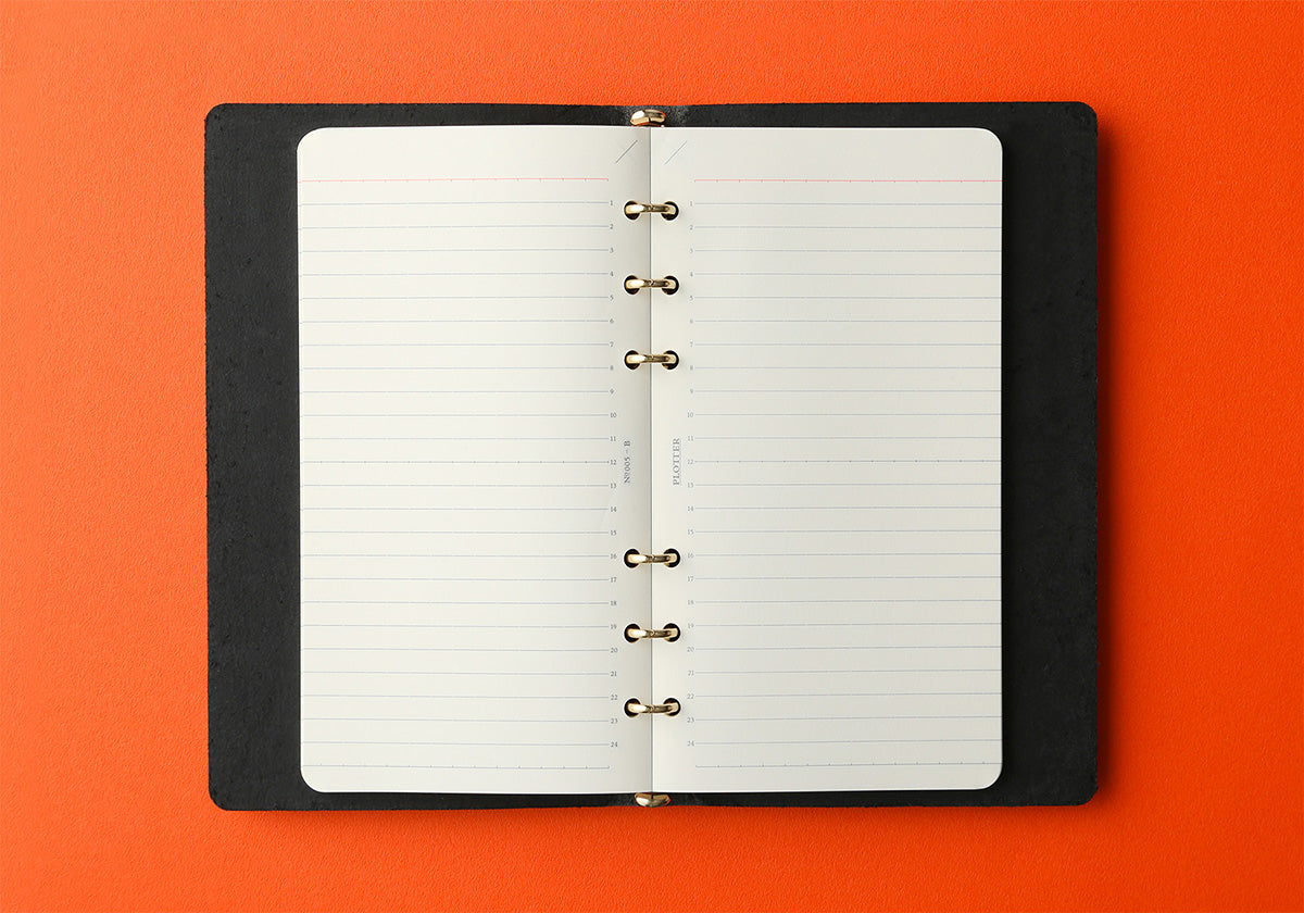 PLOTTER Refill Memo Pad 6mm Ruled (80 Sheets) - Bible Size