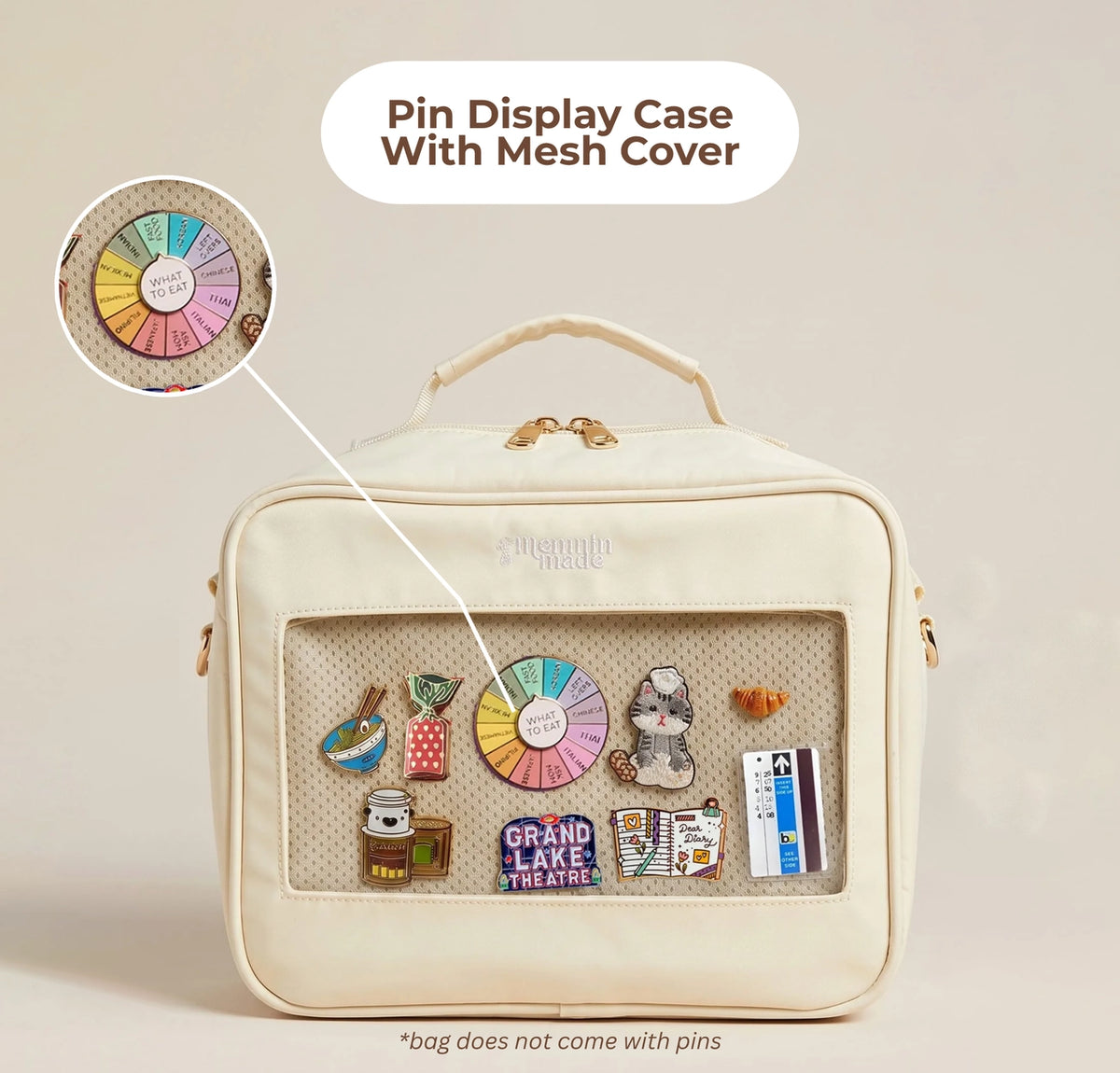 Menmin Made Ultimate Stationery Journal Bag - Cream