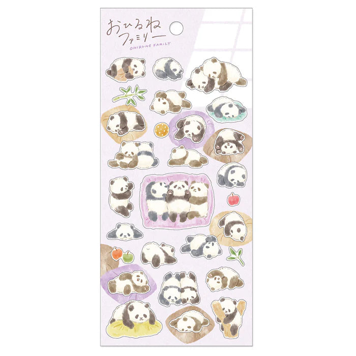 Mind Wave Ohirune Family Sticker - Panda
