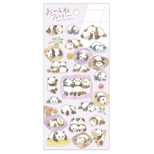 Mind Wave Ohirune Family Sticker - Panda