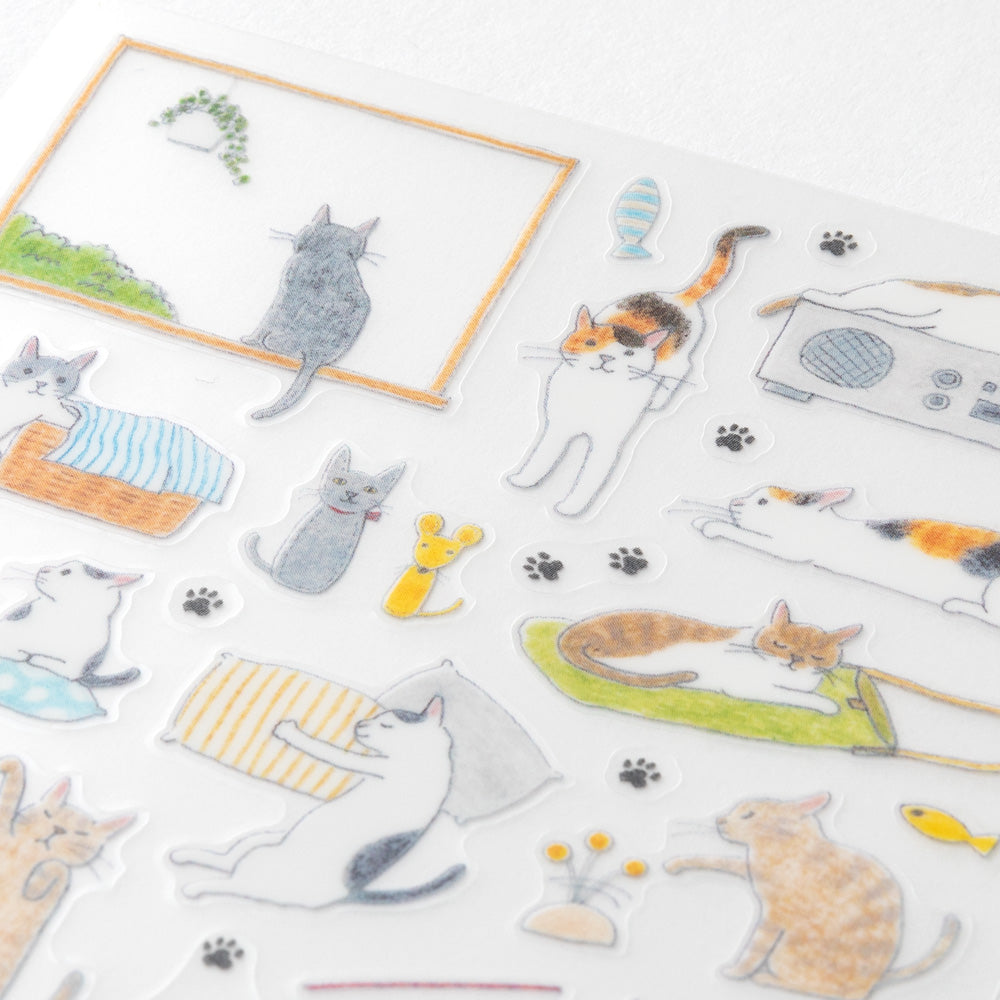 Midori Stickers - M Cat