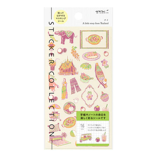 Midori Stickers - Thai Motifs