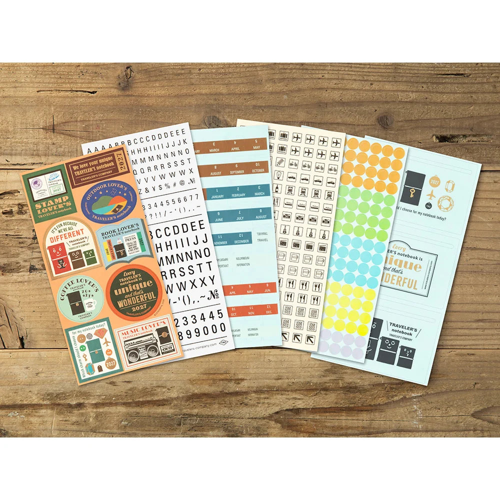 TRAVELER'S 2027 Customized Sticker Set