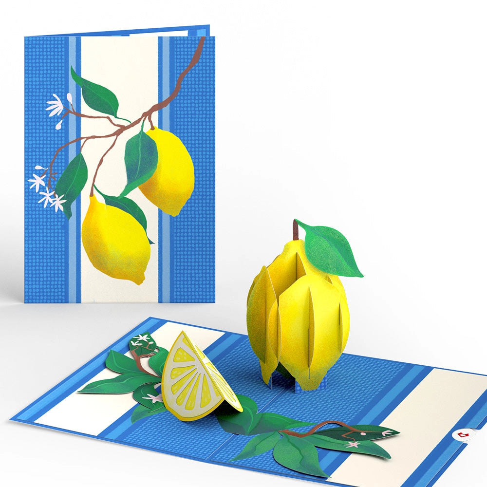 Lovepop Pop-Up Card - Mediterranean Lemons