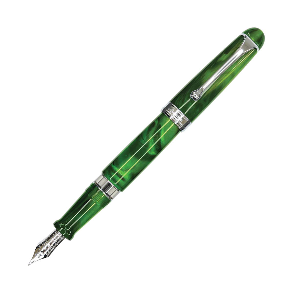Aurora 88 Auroloide Fountain Pen - Polare Green with Chrome Trim (Limited Edition)