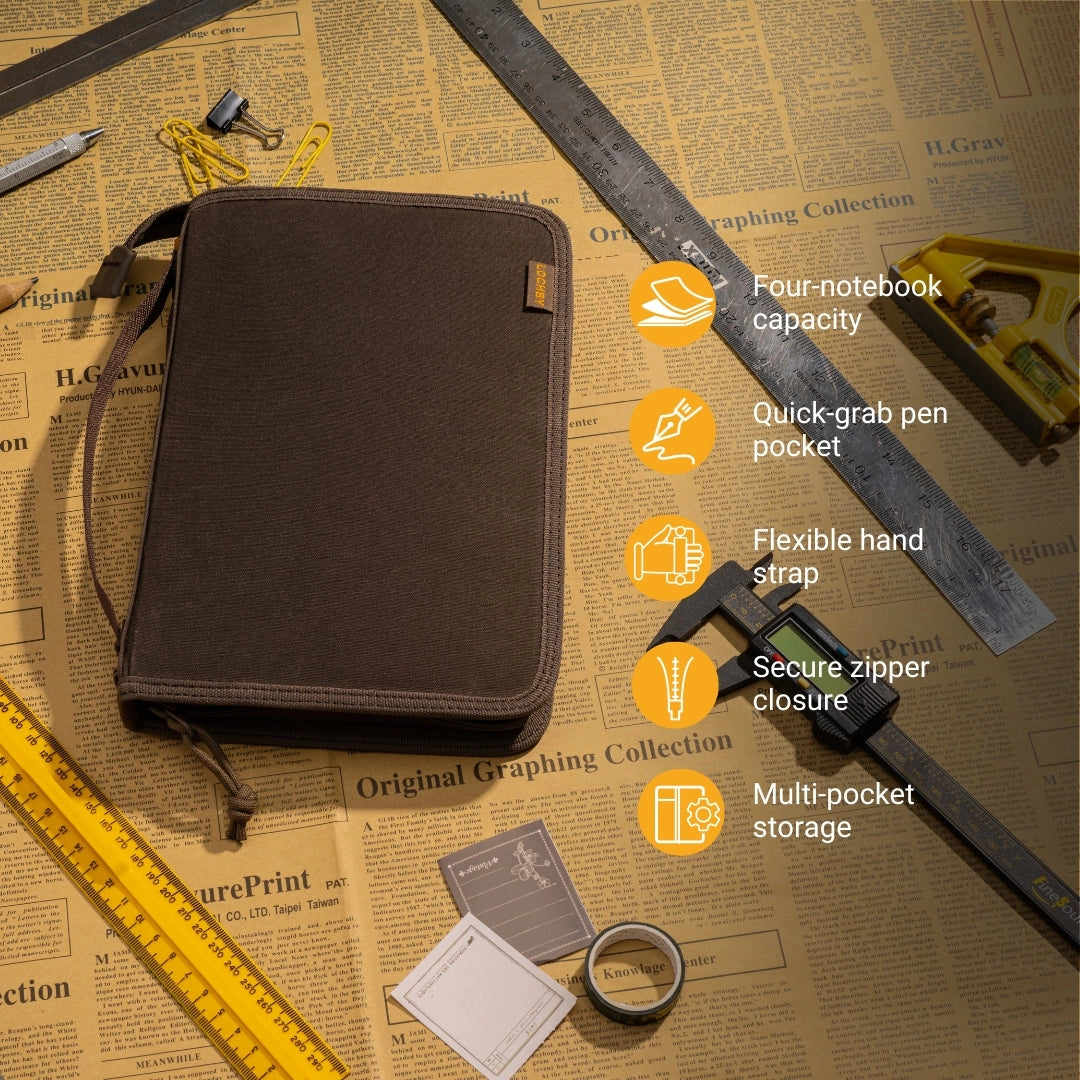 LOCHBY A5 Field Folio - Brown