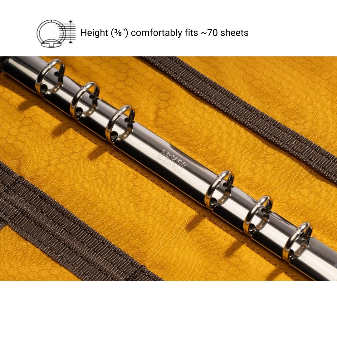 LOCHBY A6 6-Ring Field Binder - Brown