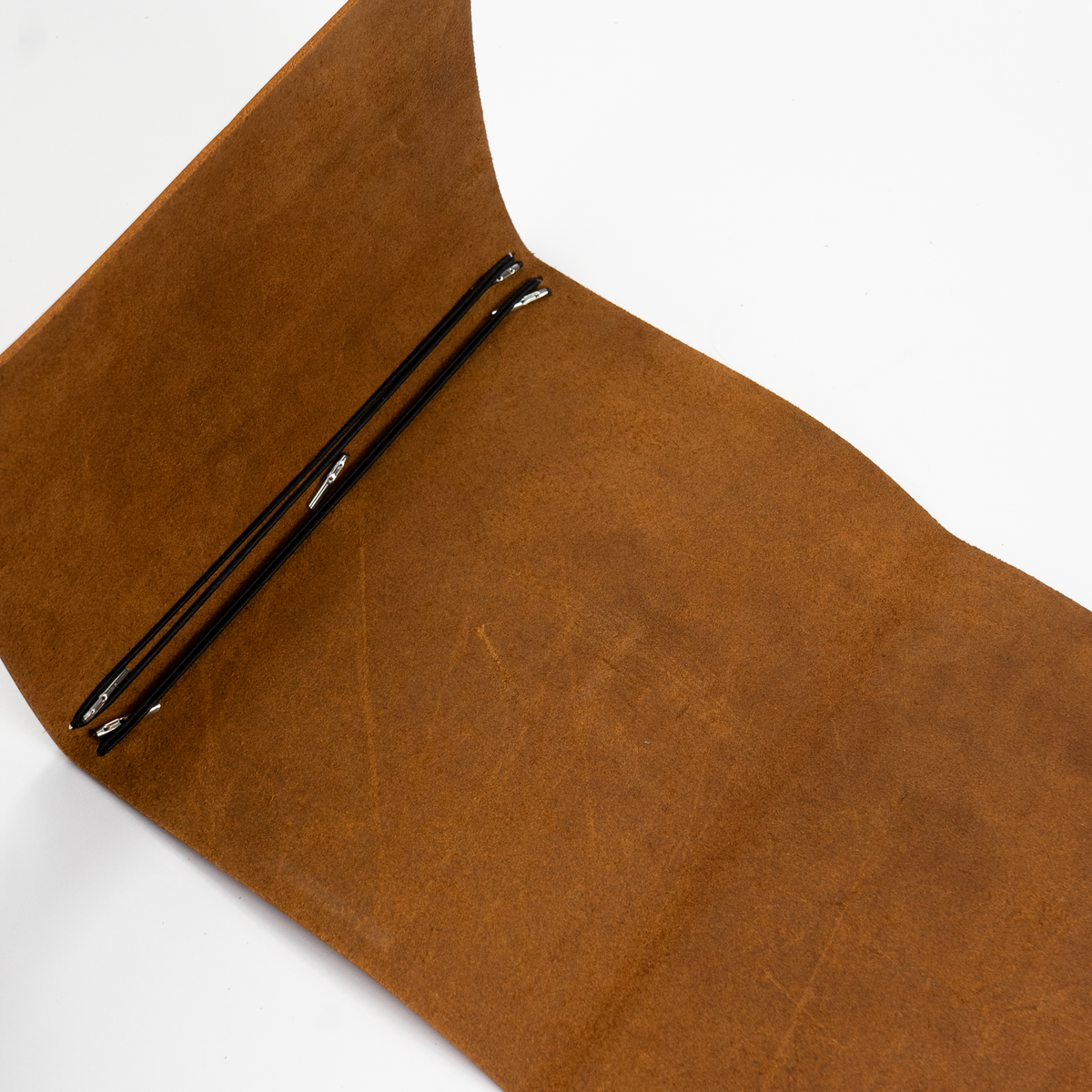 Grit Mercantile Premium A5 Trifold Leather Journal Cover - Antique Copper