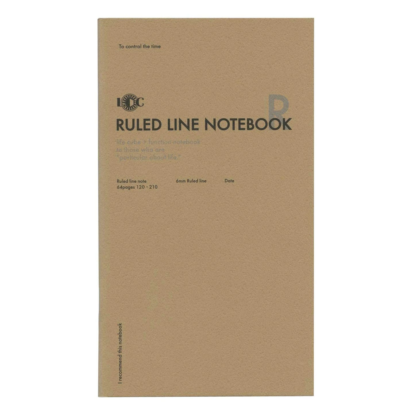 Luddite Function Notebook - Ruled Line (Kraft)