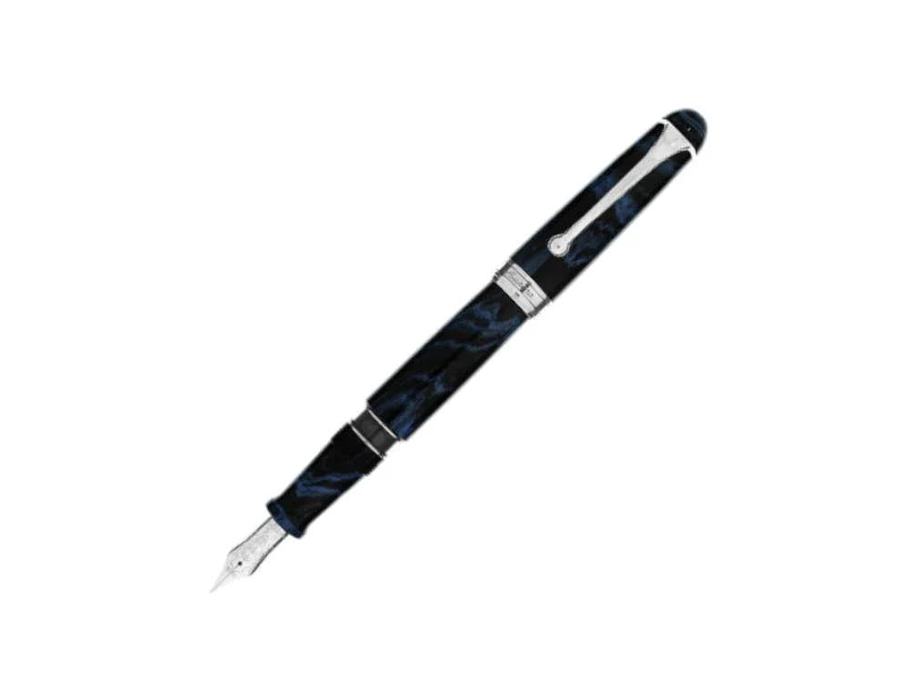 Aurora 88 Fountain Pen - Ebonite Marbled Blue (Limited Edition)