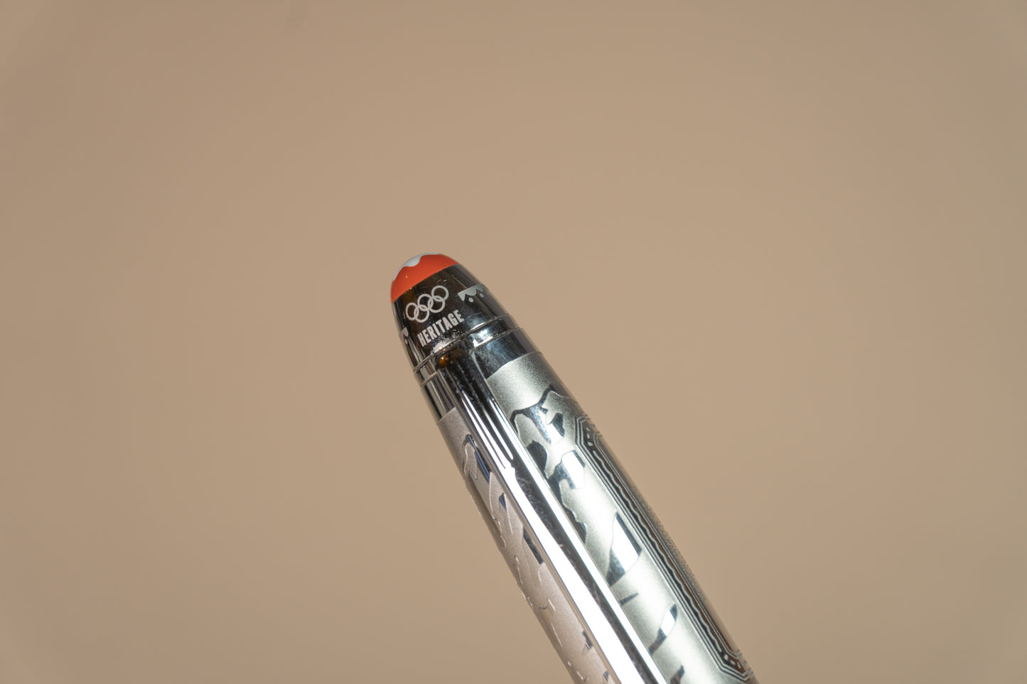 Pre-Owned Montblanc Meisterstuck x Olympic Heritage Chamonix 1924 Solitaire LeGrand Fountain Pen - Fine