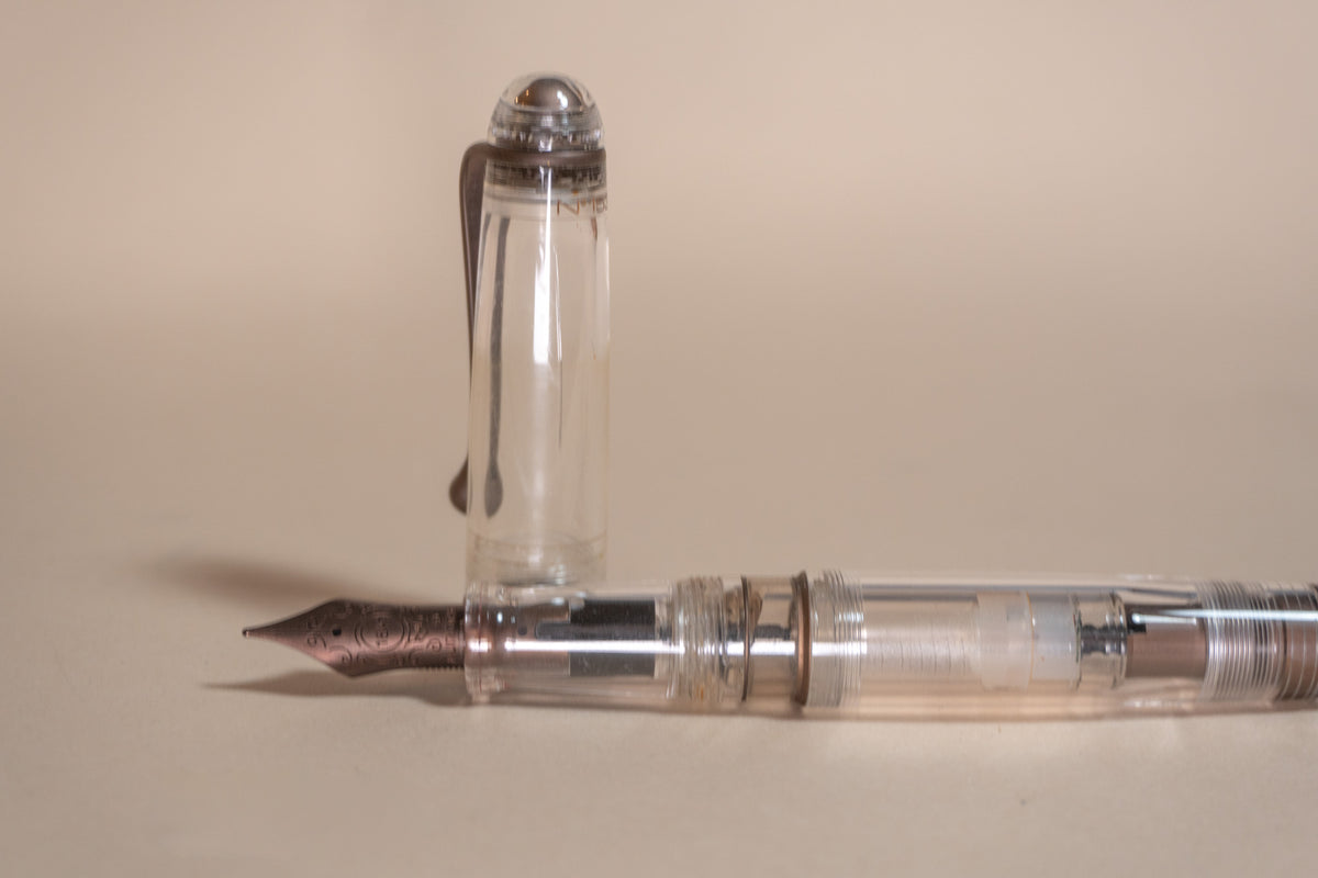Pre-Owned Aurora Trilobiti Cioccolato Fountain Pen - Medium