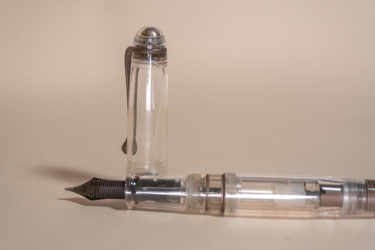 Pre-Owned Aurora Trilobiti Cioccolato Fountain Pen - Medium