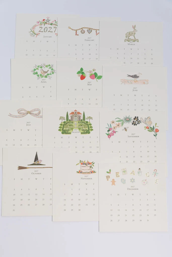 Karen Adams Designs 2027 Classic Desk Calendar Refills