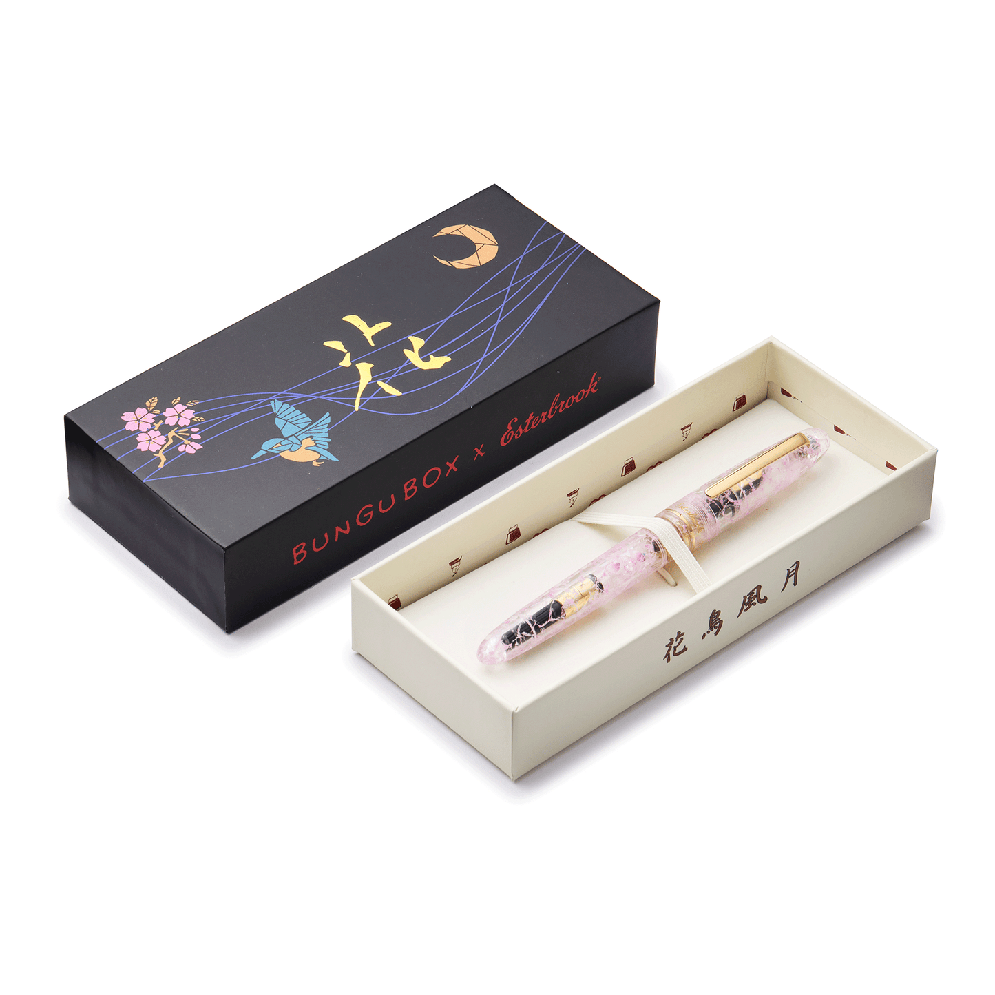 Esterbrook x BUNGUBOX Kachofugetsu Estie Fountain Pen - Flower