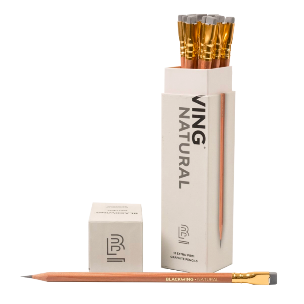 Blackwing Pencils - Natural (Extra-Firm - Set of 12)