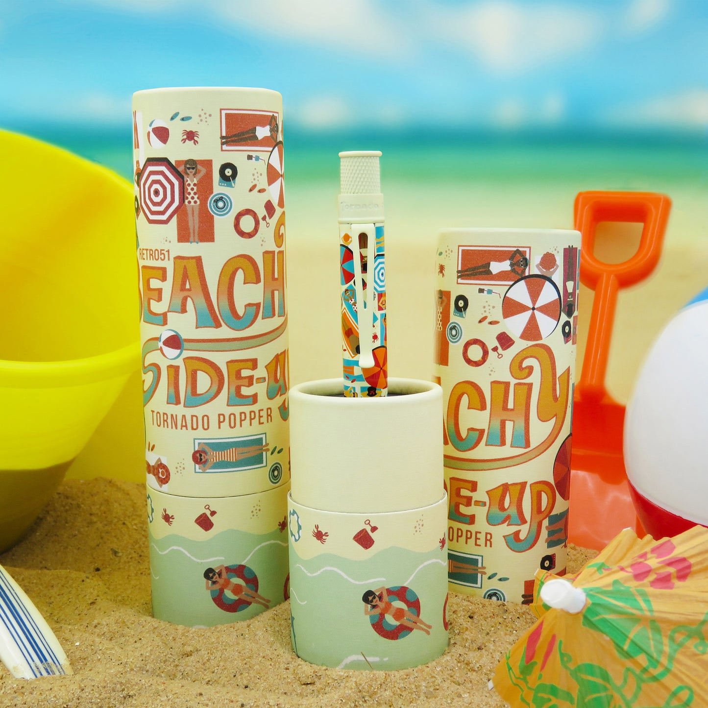 Retro 51 Tornado Popper Rollerball - Beachy Side-Up