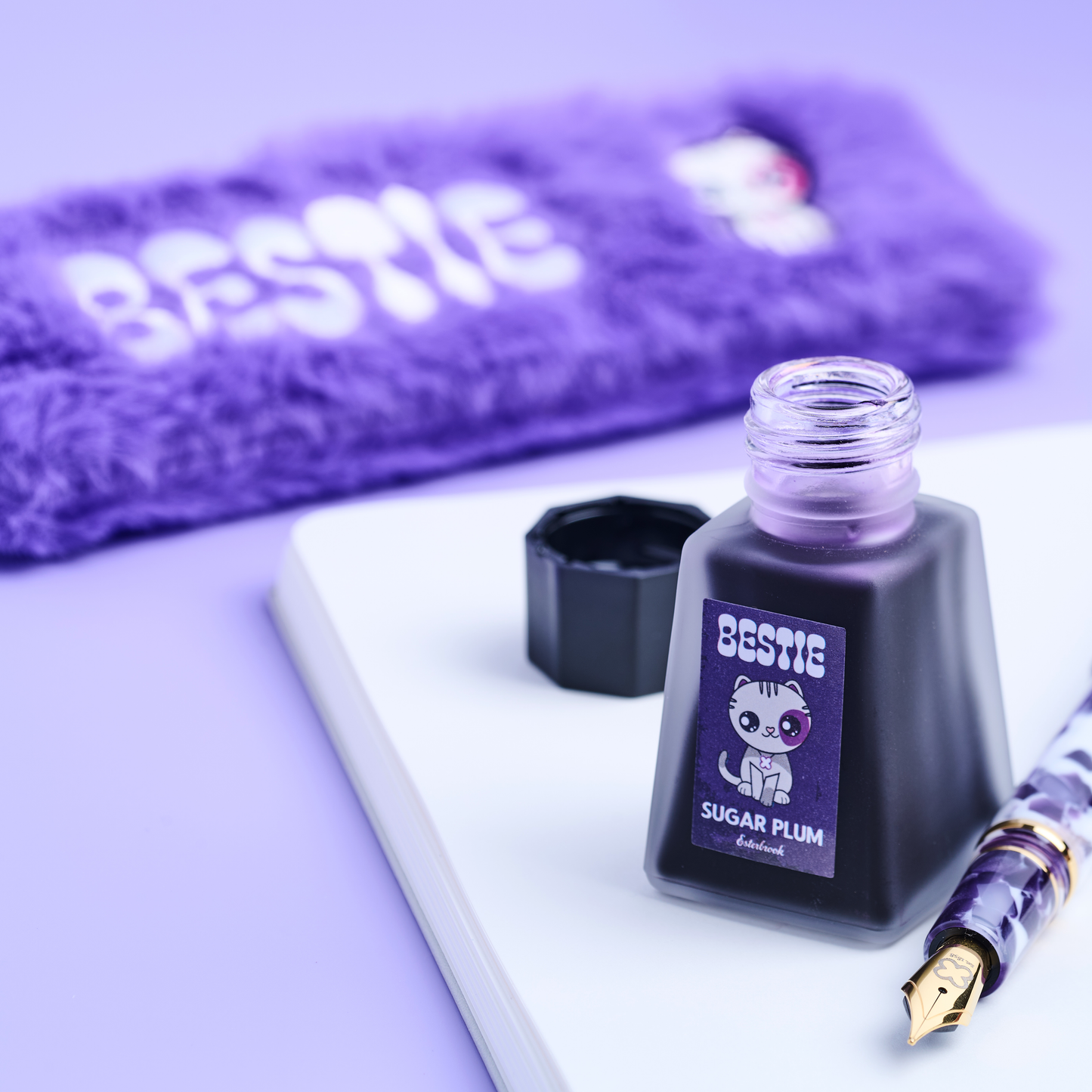 Esterbrook Estie Bestie Bubble Fountain Pen - Sugar Plum Purple