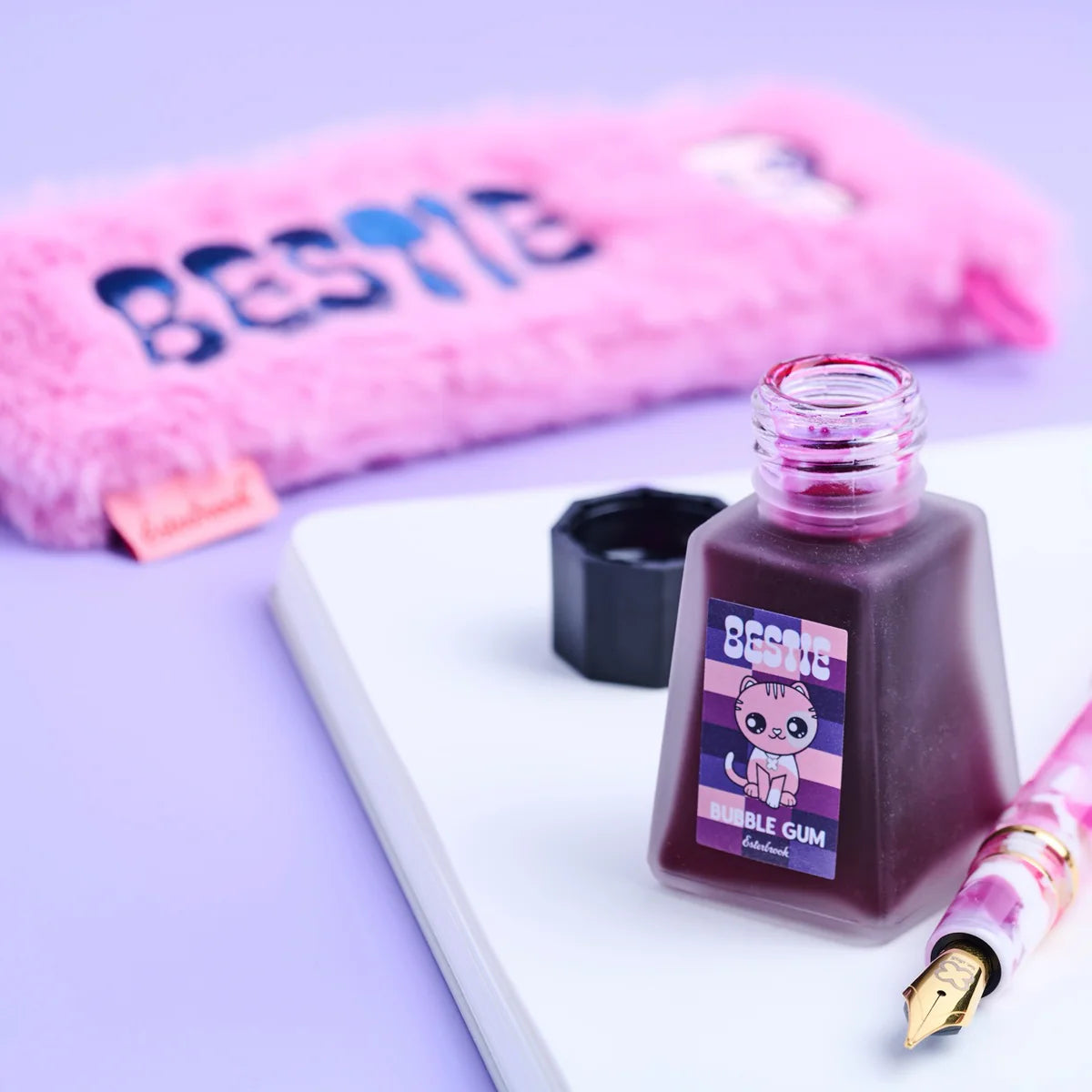Esterbrook Bestie Collection Fuchsia Pink Bottled Ink (50ml)