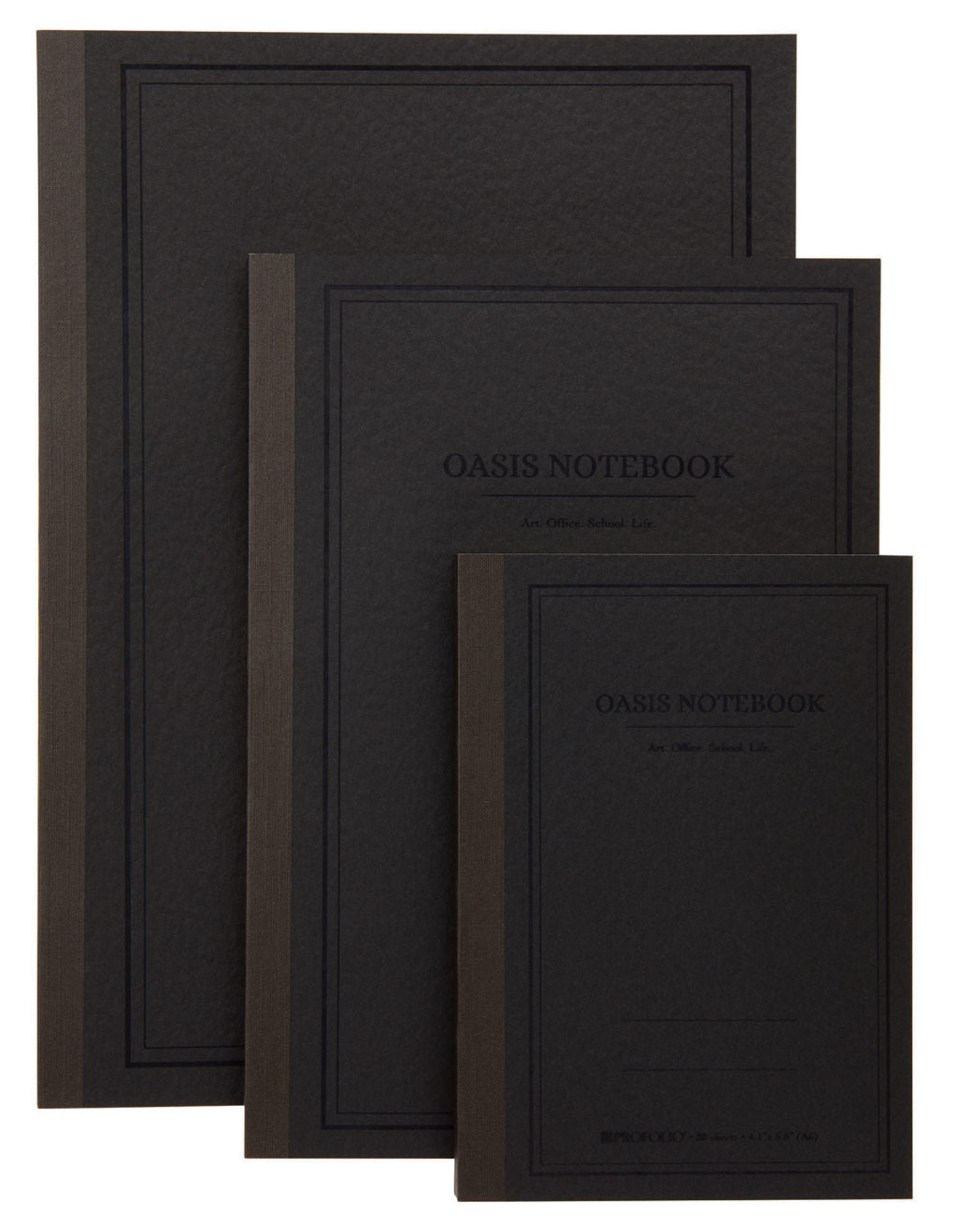 ProFolio Oasis B5 Notebook - Charcoal