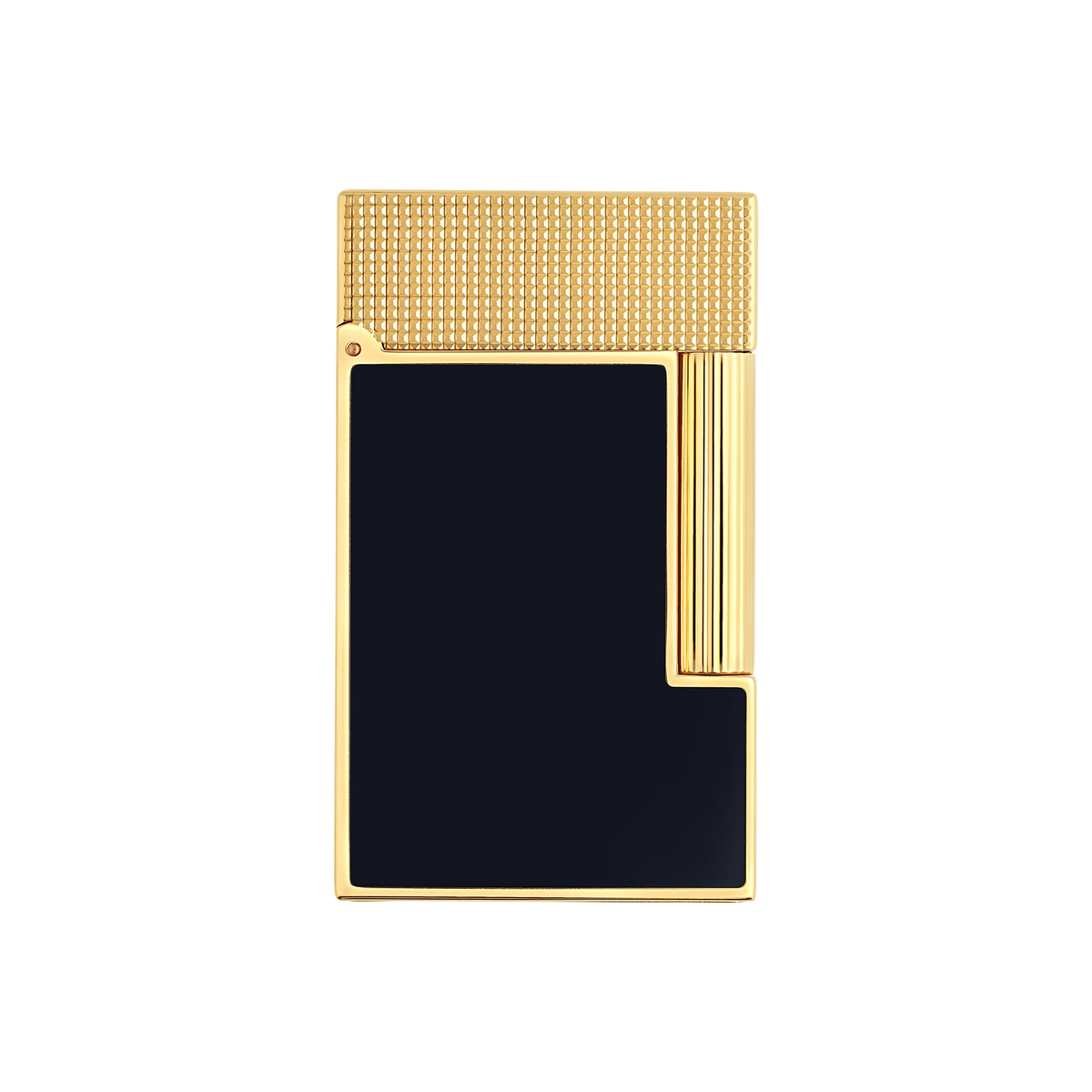 S.T. Dupont Ligne 2 Lighter - Micro Diamond Head: Lacquered Blue & Gold (Perfect Ping)