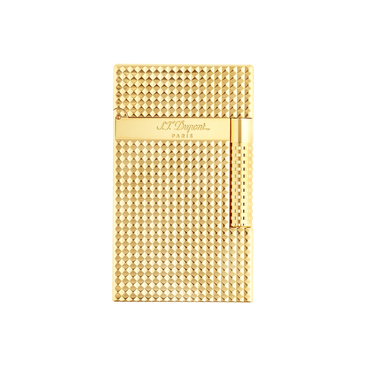 S.T. Dupont Le Grand Lighter - Diamond Head: Yellow Gold (Perfect Ping)