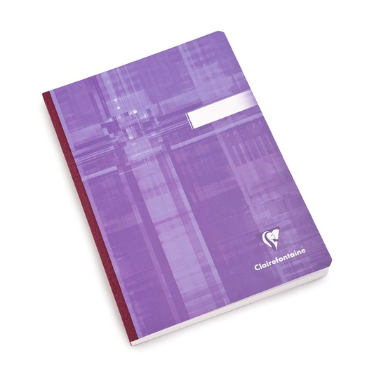 Clairefontaine #69546 Classic Lined Clothbound Notebook (6 x 8.25) (Assorted)