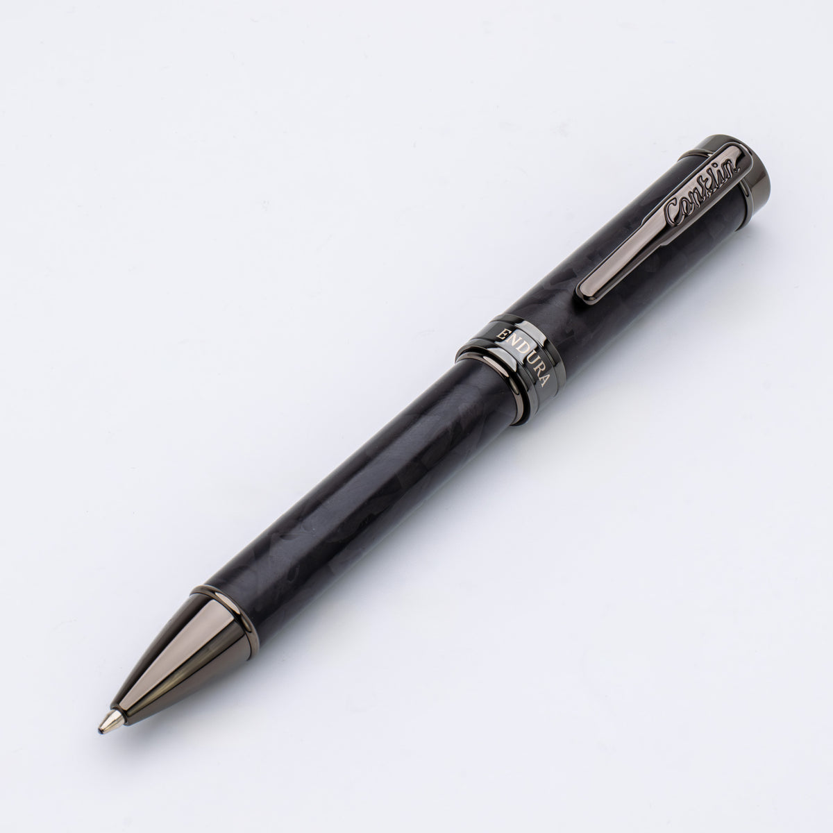Conklin Endura Ballpoint - Forged Carbon Fiber with Gunmetal Trim