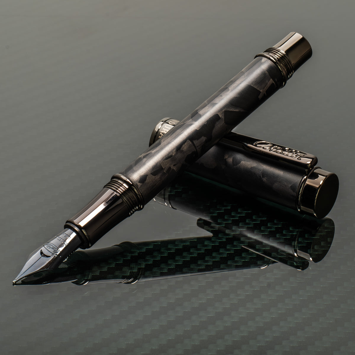 Conklin Endura Ballpoint - Forged Carbon Fiber with Gunmetal Trim