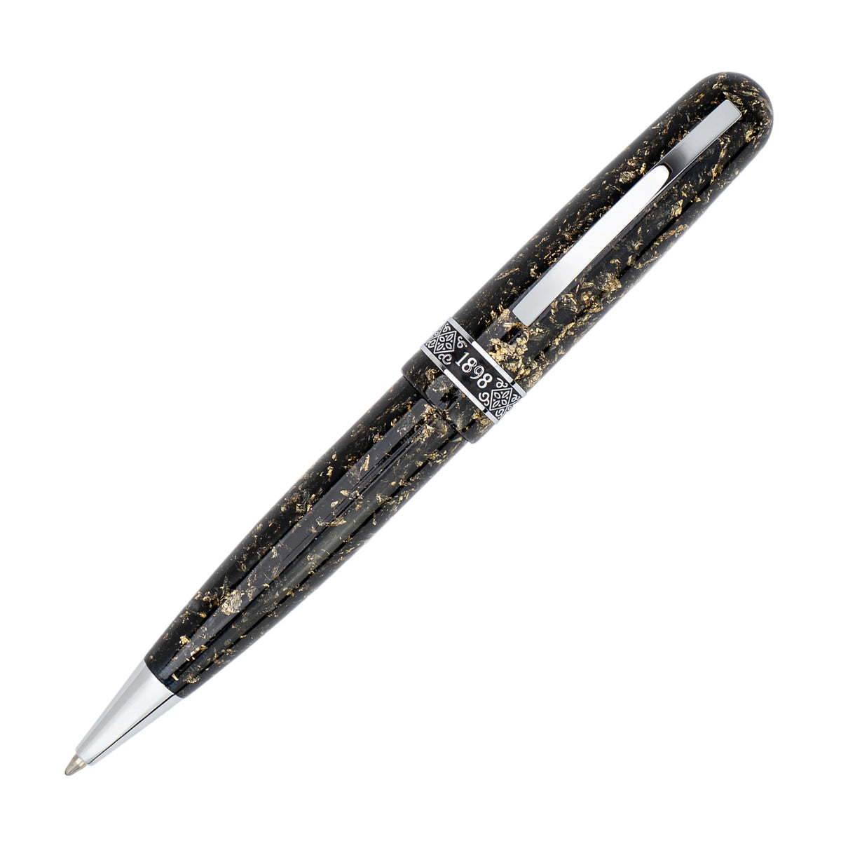 Conklin 1898 Solaris Collection Ballpoint - Black with Chrome Trim (Limited Edition)