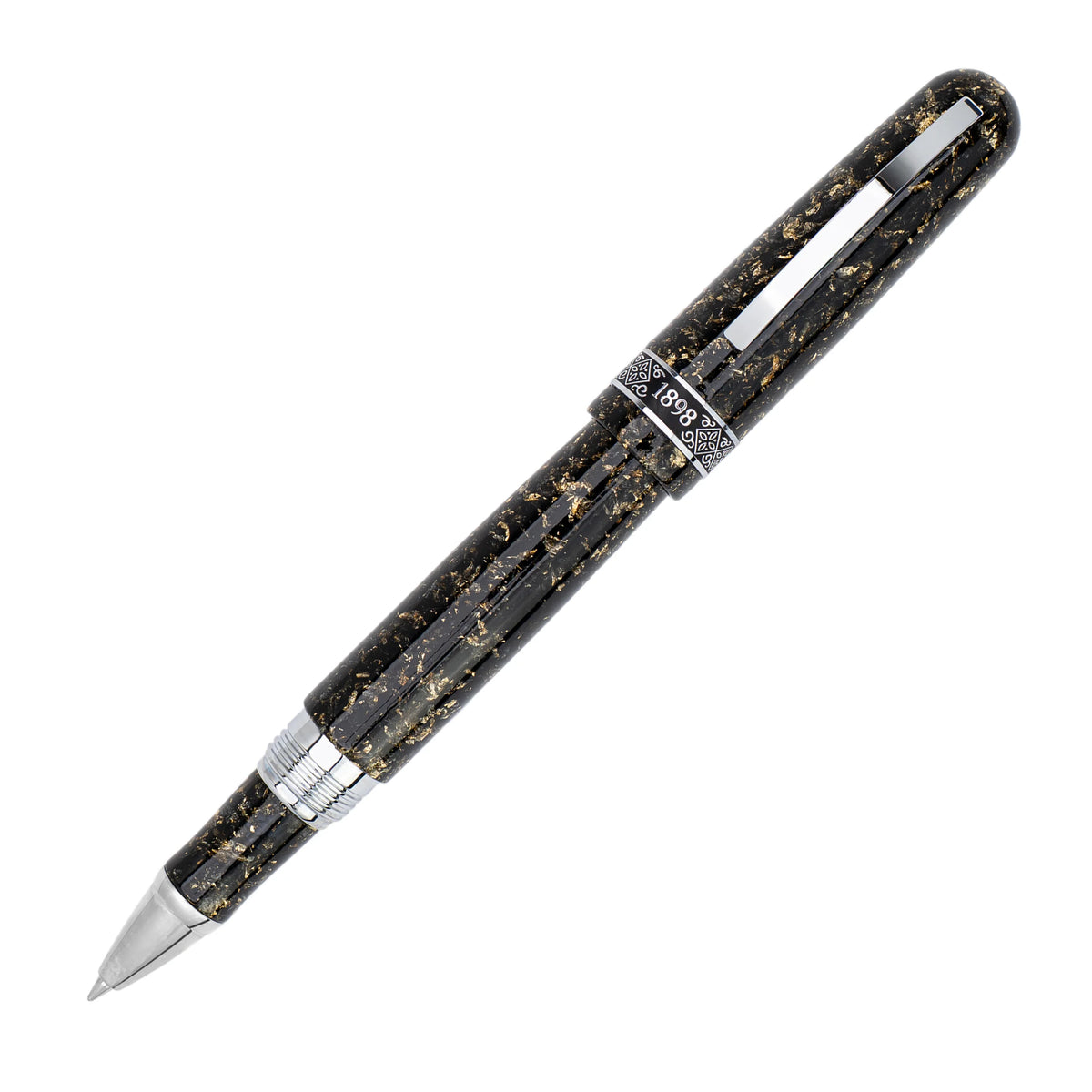 Conklin 1898 Solaris Collection Rollerball - Black with Chrome Trim (Limited Edition)