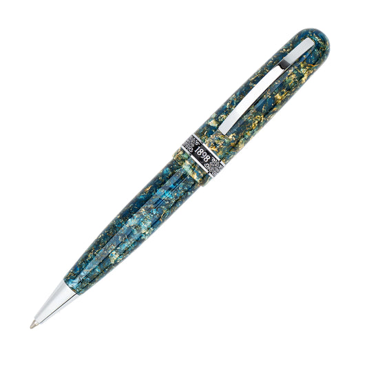 Conklin 1898 Solaris Collection Ballpoint - Blue with Chrome Trim (Limited Edition)